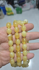 A misbaha made of natural amber