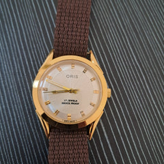 VINTAGE ORIS SWISS 17 JEWELS MEN WATCH