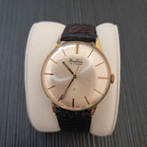 VINTAGE BENTINA STAR GP SILVER DIAL MANUAL WIND MAN'S WATCH