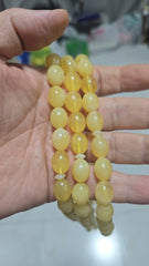 A misbaha made of natural amber