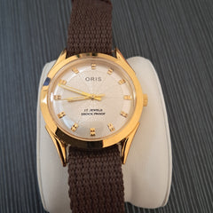 VINTAGE ORIS SWISS 17 JEWELS MEN WATCH