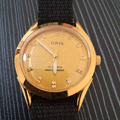 VINTAGE ORIS SWISS 17 JEWELS MEN WATCH